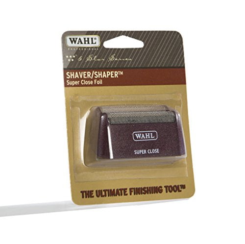 Wahl Professional 5 Star Series Shaver Shaper Replacement Super Close Silver Foil, Super Close Shaving for Professional Barbers and Stylists - Model 7031-400