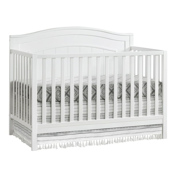 Oxford Baby North Bay 4in1 Convertible Crib, Snow White, GREENGUARD