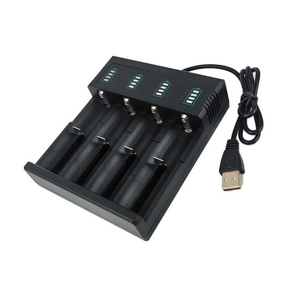 WINDLAND Portable USB 18650 Battery Charger For 18650 21700 26650 Rechargeable Batteries