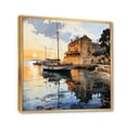thumbnail image 2 of Designart "Coastalport Port Of Calm III" Nautical & Beach Floater Framed Canvas Print, 2 of 7