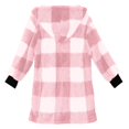 thumbnail image 5 of Women Sherpa Jacket Fuzzy Fleece Zip Up Winter Coat Warm Faux Fur with Pockets Long Sleeve Hooded Outerwear, 5 of 6
