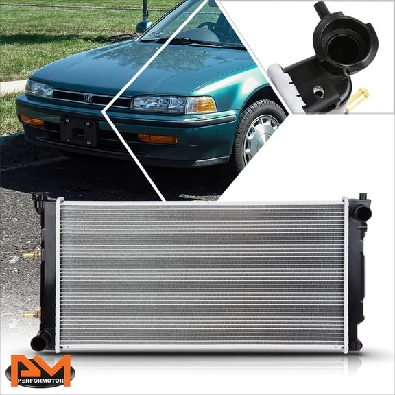 PM PERFORMOTOR Full Aluminum Core OE Replacement Radiator for 90-94 Subaru Legacy AT DPI-1183