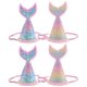 thumbnail image 1 of 4Pcs Kid Birthday Hats Mermaid Tail Party Hats Birthday Party Hats Photo Props, 1 of 3