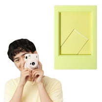 Safeglitz Mini Tabletop Photo Frame（Picture Frame for Photocard Display）, Desktop Home Decor Ornament, Tabletop Style, 3Inch,Mini 3-Inch Classic Vertical Polaroid Photo Frame Light Tea Green