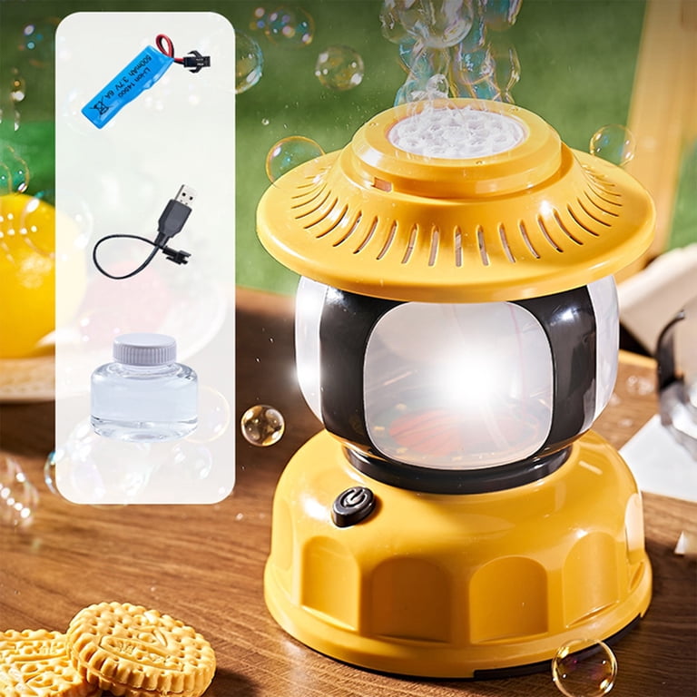 Electric Bubble Camping Lantern, Multi-function Blister Maker