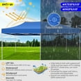 thumbnail image 5 of COBIZI 10x20 Pop Up Canopy Heavy Duty Canopy Tent for Parties Event Wedding, Commercial Outdoor Canopy Easy Up, All Season Wind UV 50+ & Waterproof Gazebo with Roller Bag, Thickened Legs,blue, 5 of 9