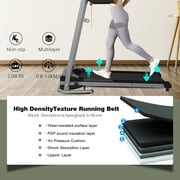 Folding Treadmill fo Small Apartment, Electric Motorized Running Machine for Gym Home, Fitness Workout Jogging Walking Easily Install, Space Save