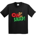 thumbnail image 3 of Inktastic Oh Snap Broken Gingerbread Youth T-Shirt, 3 of 5