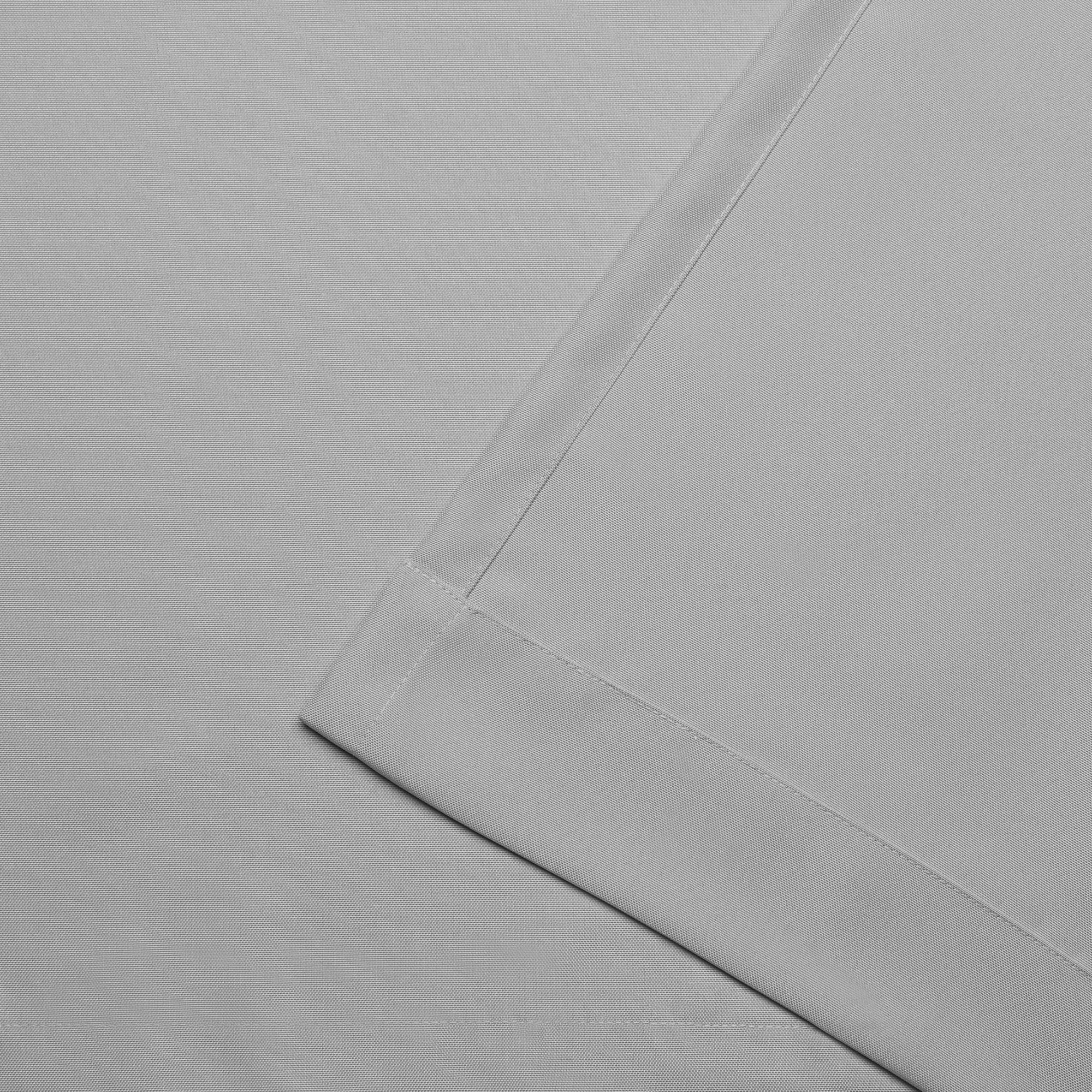 Exclusive Home Curtains Indoor/Outdoor Solid Cabana Tab Top Curtain Panel Pair, 54x84, Cloud Grey