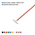 thumbnail image 2 of 22 Gauge Hookup Wire 3.0m/10ft 22AWG Electrical Wire Spool Ul10010, 10 Color, 0.17cmDia Model Aircraft, 2 of 5