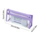 thumbnail image 3 of Bolsa de Papelería de Dos Capas | Estuche Transparente de Pvc con Tela Impermeable | Organizador de Doble Compartimento para Bolígrafos, Borradores y Tarjetas | Estuche de Gran Capacidad para Materia, 3 of 6