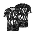 thumbnail image 3 of Daiia I love Math Mens Baseball Jersey Button Down Shirts Short Sleeve Sports Uniforms-XX-Large, 3 of 9