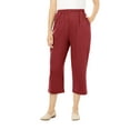 thumbnail image 1 of Woman Within Plus Size Petite 7-day Knit Capri, 1 of 5