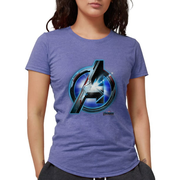 Avengers Logo Womens Tri Blend T Shirt - Womens Tri-blend T-Shirt - Walmart.com