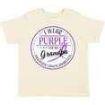 thumbnail image 3 of Inktastic I Wear Purple for My Grandpa- Pancreatic Cancer Awareness Boys or Girls Toddler T-Shirt, 3 of 5