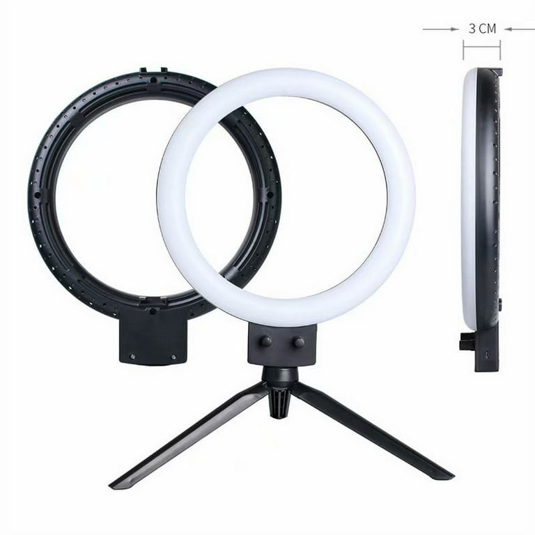Professional Photo Studio Ring Light: Dual Clip Ring Light With LED Selfie  Stand, Microphone Holder, And Phone Mount For Camera Photography And Video  230908 From Zuo04, $31.36