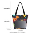 thumbnail image 5 of Fotbe Dinosaurs in Space Pattern Beach Tote,Shoulder Handbag,Spacious Tote Bag,Lightweight Travel Bag,Versatile Shopping Bag, 5 of 9
