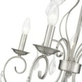 thumbnail image 5 of Livex Lighting Donatella Chandelier in Brushed Nickel, 5 of 9