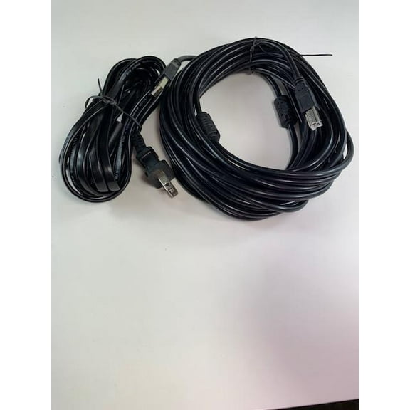 [UL Listed] OMNIHIL 10FT AC Power Cord 30FT USB-B Cable Compatible with HP ENVY 5530 e-All-in-One Printer