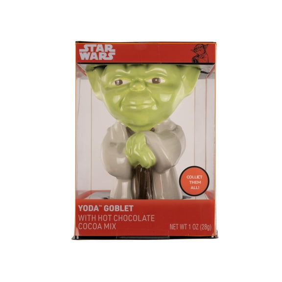 Star Wars Yoda 12 oz Ceramic Goblet with Cocoa Mix