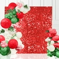 thumbnail image 4 of 3-24 pieces square glitter sequin wall backsplash for wedding bridal shower and bachelorette party supplies decoration, 4 of 6