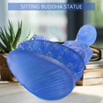 thumbnail image 3 of Tibetan Medicine Buddha Statue, lucent Resin Buddha Sculpture Meditation Decor Spiritual Decor C, 3 of 5