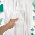 thumbnail image 2 of Monyance rain curtain White Tinsel Fringe Curtains for Wedding Photo Booth(78.74X39.37X0.04Inches), 2 of 10