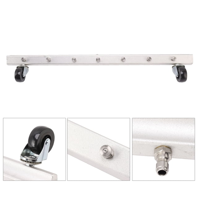 Pressure Washer Water Broom, Easy Installation Undercarriage Cleaner 7 Holes 65cm for Courtyard