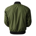 thumbnail image 4 of Ma Croix Mens Bomber Jacket Slim Fit Lightweight Casual Windbreaker Outerwear, 4 of 7