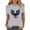 Gray, variant on Sexlip Womens Swimsuit Set Patriotic Eagle Print Cover Up Design Crew Neck Short Sleeve Casual Silhouette Soft Fabric for Summer Water Activities Blue XXXL