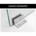 thumbnail image 3 of 2pcs F-type Glass Sliding Door Holder, Automatic Door Swing Stop, Sliding Door U-shaped Sequencer, 3 of 5