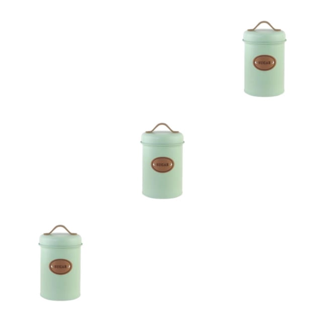 Transemion Space-Saving Storage Jar Set Neatly Store Kitchen In Style Versatile Kitchen Storage Jars Airtight Jars Kitchen Green sugar 3Set