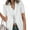 White, variant on Solid Color Women Short Sleeved Work Office Blazer Coat