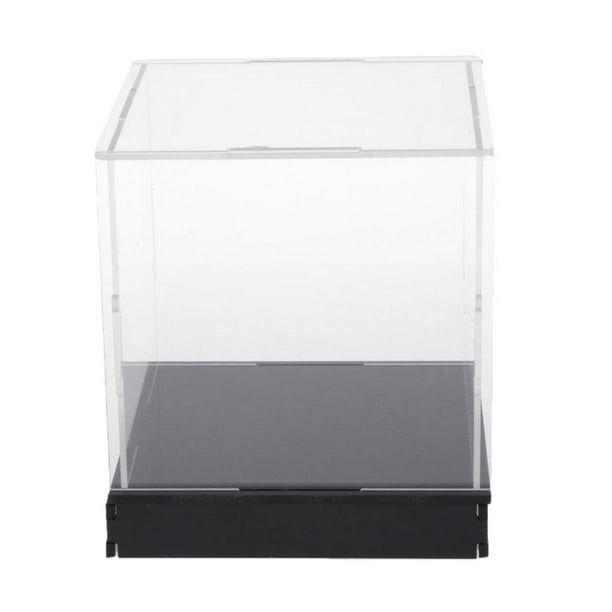 Vitrina Acrílica, Caja Organizadora para Encimera, Cubo a Prueba de Polvo para Muñecas, Modelos de Coches, Juguetes RC , 15x15x15cm El 15x15x15cm