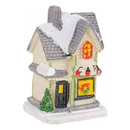 

BNisBM Christmas Decorations Resin Hut Colorful Luminous House Tabletop Ornaments Christmas Party Scene Decoration Supplies Ornaments Breakthrough