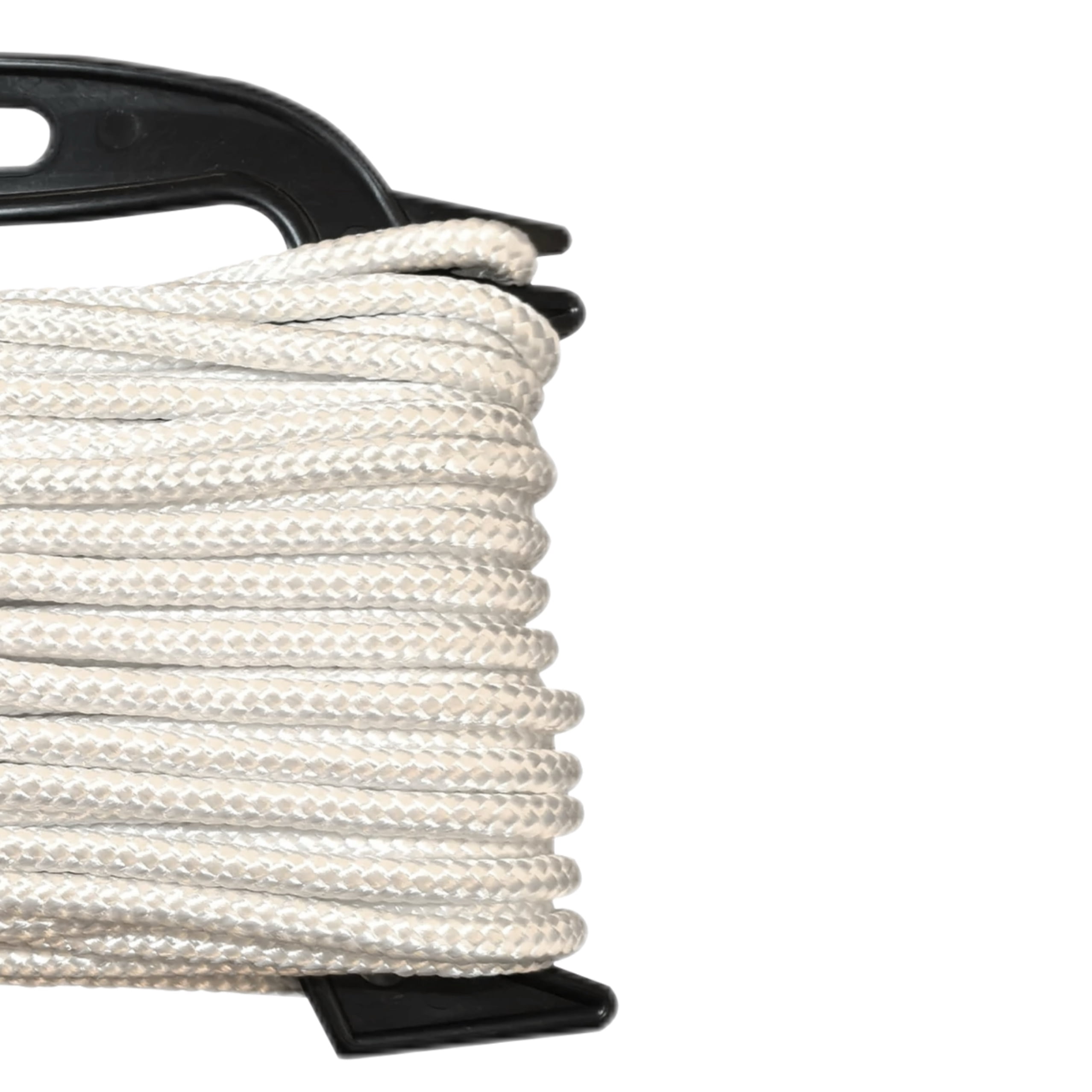 Hyper Tough Diameter 3/16 inch x 100 feet White Nylon Diamond-Braid Rope