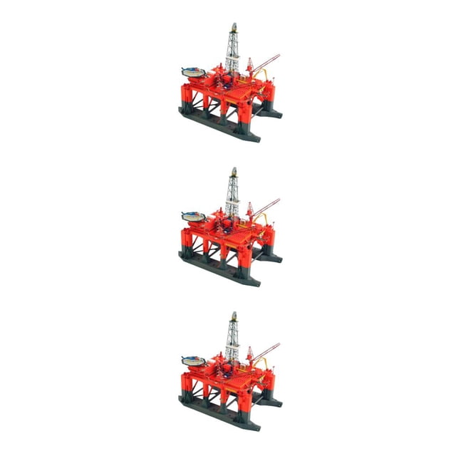 Bewildely 3D 1/400 DIY Semi Submersible Oil Platform Creative Model Gift Drilling Type1 NO1