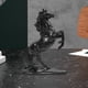thumbnail image 4 of Estatua de caballo, escultura de caballo, escultura de animales, estatua de animales, adornos de caballos, figuras de caballos para comedor y jardín Estilo B BLESIY Estatua del caballo, 4 of 8