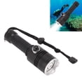 thumbnail image 1 of Diving Flashlight, 1000LM  Aluminum Alloy IPX8 Waterproof Multifunctional Long Range Flashlight  For Water Activities, 1 of 8