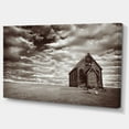 thumbnail image 2 of Église du Désert Abandonnée - Impression sur Toile Paysage, 2 of 3