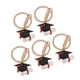 thumbnail image 2 of Llavero de graduación de la clase de 2026 (5 unidades) - Regalo para graduados de 2026 (para él o ella) - Negro, 2 of 8