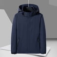 thumbnail image 3 of Baqcunre Winter Jackets For Men 2023 New Spring And Autumn Season Coat Jacket Men'S Thin Sprint Fashion Casual Hooded Sports Top Mens Sweatshirt Tops For Men Blue XXL, 3 of 3