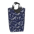 thumbnail image 2 of KLL Hawaiian Style Laundry Hamper,Large Canvas Fabric Lightweight Storage Basket Toy Organizer Dirty Clothes Collapsible Waterproof, 2 of 6