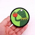 thumbnail image 5 of Kermit None My Business Frog Sipping Tea Patches Embroidery Applique Patch for Funny Clothes DIY Accessory$$Art & Craft, 5 of 5