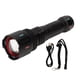 thumbnail image 2 of Linternas recargables luz de flash de alta potencia resistente a impactos con zoom de aleación de aluminio de 30 W para acampar para senderismo ANGGREK Otros, 2 of 8
