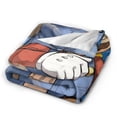 thumbnail image 2 of Super Mario Blanket, Super Soft Throw Blanket For Bed Sofa Couch, Cozy Flannel Blanket For Bedroom Livingroom, 50"X40", 2 of 9