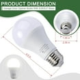 thumbnail image 3 of LEEYNEER 2-Pack Universal Garage Door Opener LED Light Bulb 5000K Daylight Compatible with All Garage Door Opener Brands Such as Genie  Chamberlain  Craftsman and LiftMaster Operators, 3 of 8