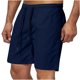 thumbnail image 4 of Pantalones Atléticos de Verano Casuales de Color Sólido Capris Secando la Playa, Poliéster Ligero para el Entrenamiento de Ejecución Y Gimnasio, 4 of 6