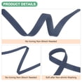 thumbnail image 2 of Cinta de Sesgo Doblada Uxcell 1/2" 25 Yardas para Coser/Costura/DIY Azul Oscuro, 2 of 6