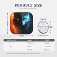 thumbnail image 3 of Fotbe Red And Blue Fire Cat Juego de 2 Piezas de Parasoles para Parabrisas | Bloqueador Solar para Auto | Accesorios Plegables para Protección Solar Interior-Medium, 3 of 6